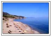 einsamer Strand an der Syrischen Grenze